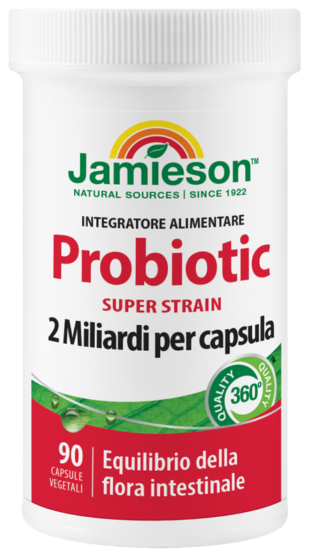 JAMIESON PROBIOTIC SUPER STRAIN 90 CAPSULE VEGETALI - Farmacia Artemisia di Montecuollo Dott. Angelo snc