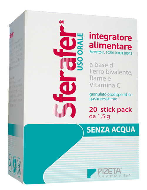 SFERAFER 20 STICK PACK - Farmacia Artemisia di Montecuollo Dott. Angelo snc