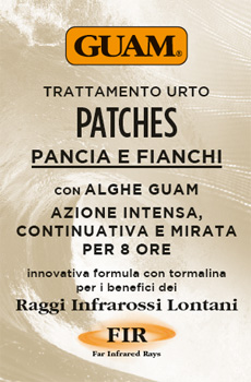 GUAM PATCHES TRATTAMENTO URTO PANCIA E FIANCHI 8 PEZZI - Farmacia Artemisia di Montecuollo Dott. Angelo snc