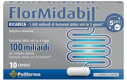 FLORMIDABIL RICARICA 10 CAPSULE - Farmacia Artemisia di Montecuollo Dott. Angelo snc