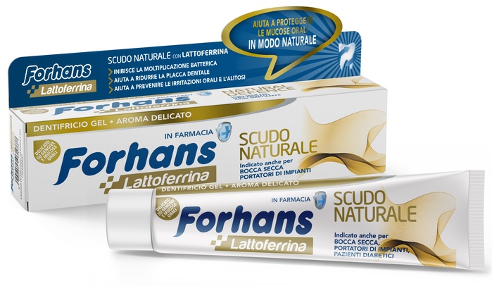 FORHANS DENTIFRICIO SCUDO NATURALE 75 ML - Farmacia Artemisia di Montecuollo Dott. Angelo snc