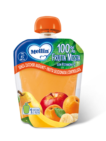 MELLIN POUCH FRUTTA MISTA 90 G - Farmacia Artemisia di Montecuollo Dott. Angelo snc