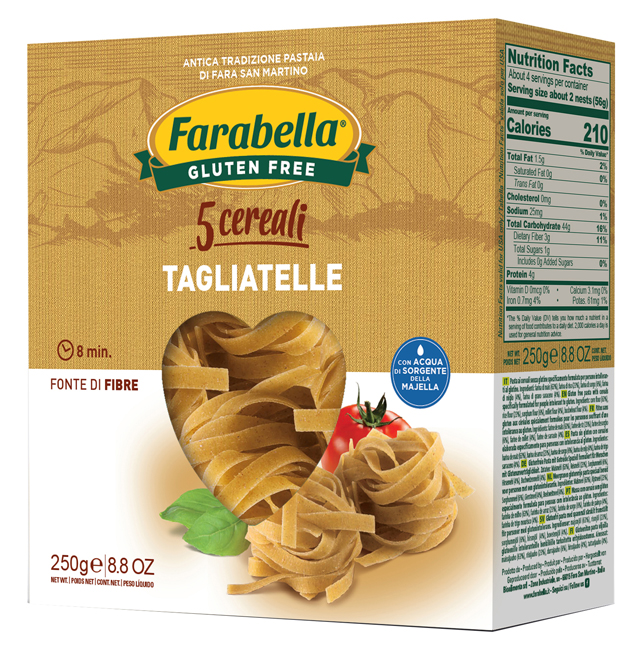 FARABELLA TAGLIATELLE AI 5 CEREALI 250 G - Farmacia Artemisia di Montecuollo Dott. Angelo snc