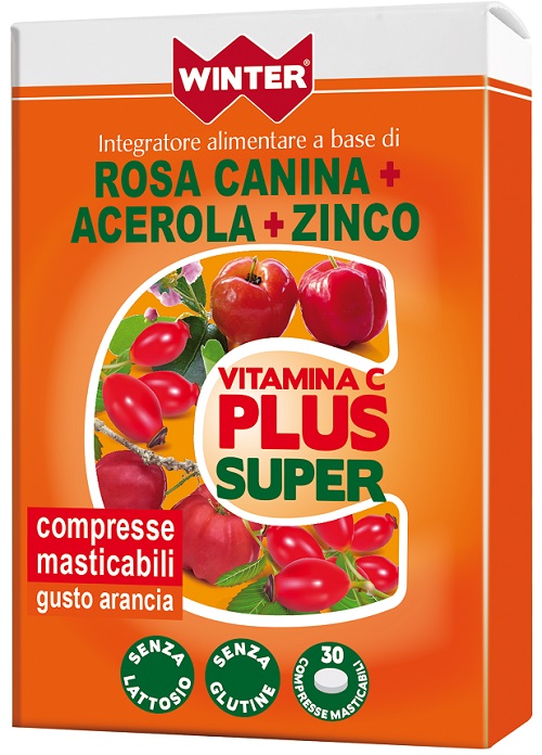 WINTER VITAMINA C PLUS SUPER  + ZINCO 30 COMPRESSE MASTICABILI - Farmacia Artemisia di Montecuollo Dott. Angelo snc