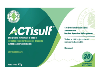 ACTISULF 600MG 30 COMPRESSE MASTICABILI - Farmacia Artemisia di Montecuollo Dott. Angelo snc