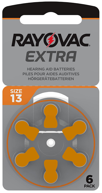 BATTERIA MODELLO 13 PER AMPLIFICATORE ACUSTICO 6 PEZZI - Farmacia Artemisia di Montecuollo Dott. Angelo snc