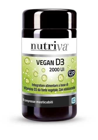 NUTRIVA VEGAN D3 60 COMPRESSE 2000 UI - Farmacia Artemisia di Montecuollo Dott. Angelo snc