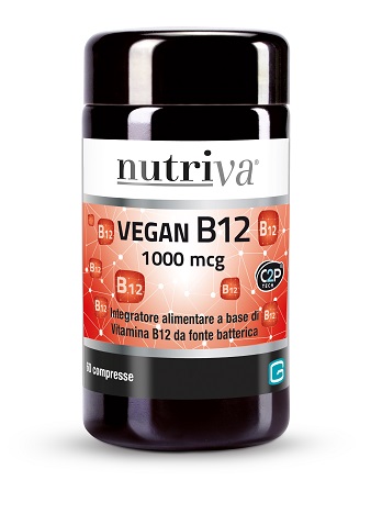 NUTRIVA VEGAN B12 60 COMPRESSE 1000MCG - Farmacia Artemisia di Montecuollo Dott. Angelo snc