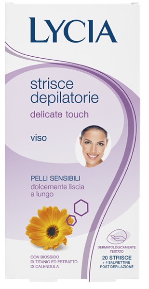 LYCIA 20 STRISCE VISO DELICATE 12 PEZZI - Farmacia Artemisia di Montecuollo Dott. Angelo snc