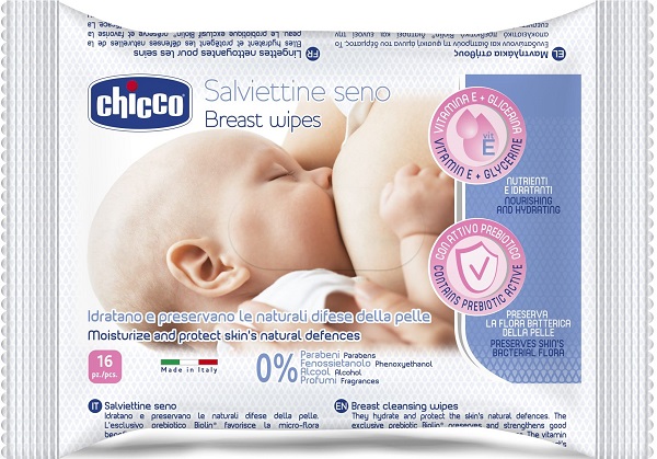 CHICCO SALVIETTE DETERGENTI PER IL SENO 16 PEZZI - Farmacia Artemisia di Montecuollo Dott. Angelo snc