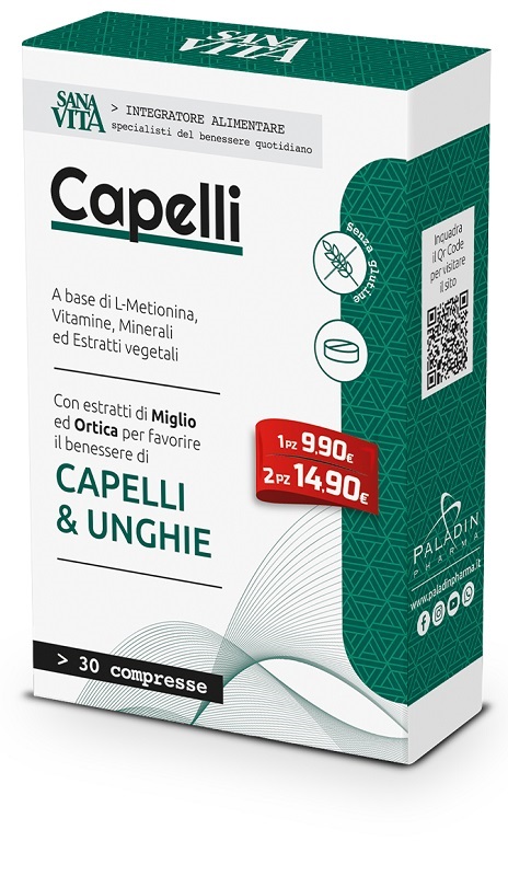 SANAVITA CAPELLI 30 COMPRESSE - Farmacia Artemisia di Montecuollo Dott. Angelo snc