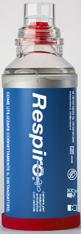 DISTANZIATORE RESPIRO CAMERA PER INALAZIONE ANTISTATICA CON VALVOLA RESPIRO - Farmacia Artemisia di Montecuollo Dott. Angelo snc