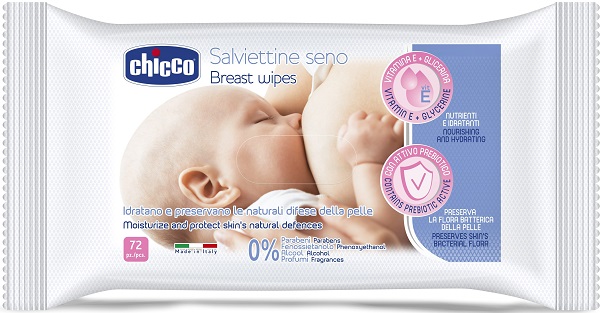 CHICCO SALVIETTE DETERGENTI PER IL SENO 72 PEZZI - Farmacia Artemisia di Montecuollo Dott. Angelo snc