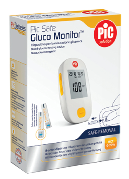 GLUCOMETRO CON MONITOR PIC GLUCO SAFE 1 PEZZO - Farmacia Artemisia di Montecuollo Dott. Angelo snc