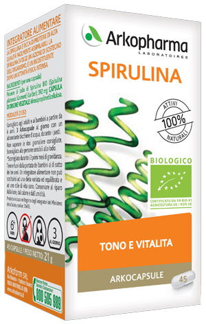 ARKO CAPSULE SPIRULINA BIO 45 CAPSULE - Farmacia Artemisia di Montecuollo Dott. Angelo snc