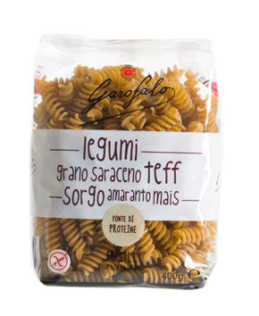 GAROFALO FUSILLI PASTA SENZA GLUTINE LEGUMI E CEREALI 400 G - Farmacia Artemisia di Montecuollo Dott. Angelo snc