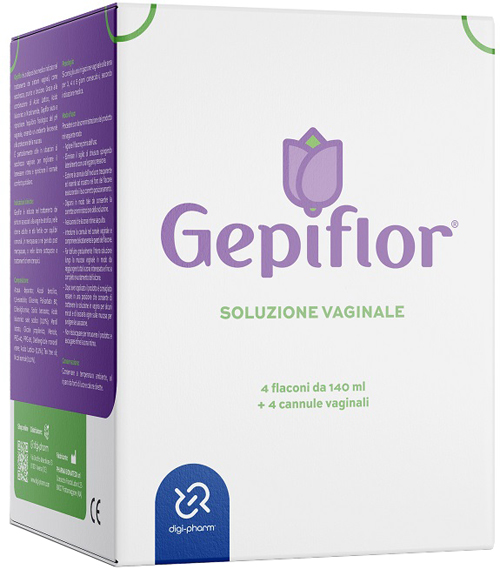 SOLUZIONE VAGINALE GEPIFLOR 4 FLACONI DA 140 ML - Farmacia Artemisia di Montecuollo Dott. Angelo snc