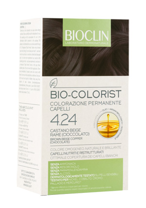 BIOCLIN BIO COLORIST 4,24 CASTANO BEIGE RAME CIOCCOLATO - Farmacia Artemisia di Montecuollo Dott. Angelo snc