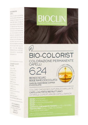 BIOCLIN BIO COLORIST 6,24 BIONDO SCURO BEIGE RAME - Farmacia Artemisia di Montecuollo Dott. Angelo snc