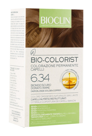 BIOCLIN BIO COLORIST 6,34 BIONDO SCURO DORATO RAME - Farmacia Artemisia di Montecuollo Dott. Angelo snc