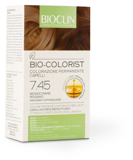 BIOCLIN BIO COLORIST 7,45 BIONDO RAME MOGANO - Farmacia Artemisia di Montecuollo Dott. Angelo snc
