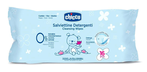 CHICCO COSMESI SALVIETTINE 16 PEZZI - Farmacia Artemisia di Montecuollo Dott. Angelo snc