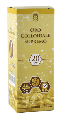 ORO COLLOIDALE SUPREMO 20PPM 100 ML - Farmacia Artemisia di Montecuollo Dott. Angelo snc