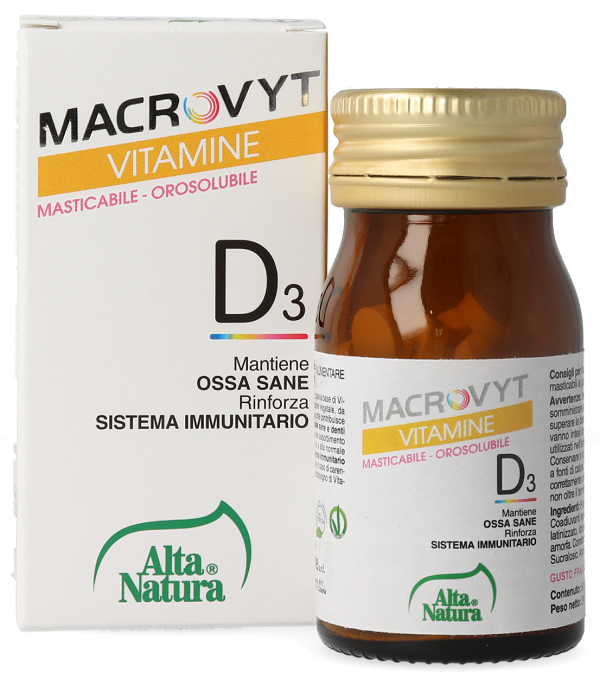 MACROVYT VITAMINA D3 VEG 60 COMPRESSE OROSOLUBILI - Farmacia Artemisia di Montecuollo Dott. Angelo snc