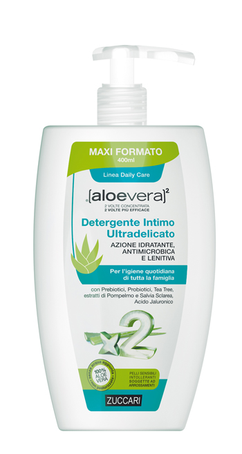 ALOEVERA2 DETERGENTE INTIMO ULTRADELICATO 400 ML - Farmacia Artemisia di Montecuollo Dott. Angelo snc