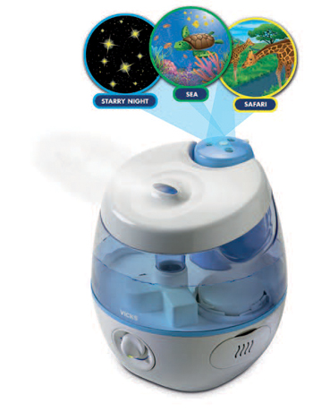 VICKS SWEETDREAMS UMIDIFICATORE A ULTRASUONI CON PROIETTORE IMMAGINI - Farmacia Artemisia di Montecuollo Dott. Angelo snc