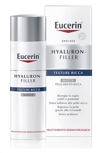 EUCERIN HYALURON+FILLER TEXTURE RICCA NOTTE 50 ML - Farmacia Artemisia di Montecuollo Dott. Angelo snc