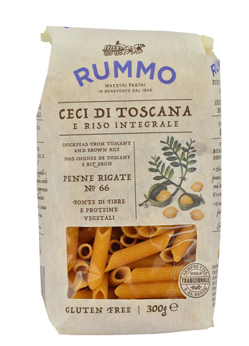 RUMMO PENNE RIGATE N 66 CECI DI TOSCANA E RISO INTEGRALE 300 G - Farmacia Artemisia di Montecuollo Dott. Angelo snc