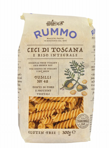 RUMMO FUSILLI N 48 CECI DI TOSCANA E RISO INTEGRALE 300 G - Farmacia Artemisia di Montecuollo Dott. Angelo snc