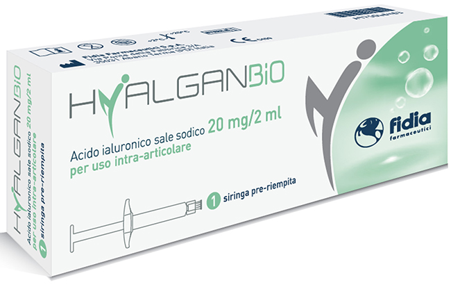 SIRINGA HYALGANBIO INTRA-ARTICOLARE 20MG 2 ML - Farmacia Artemisia di Montecuollo Dott. Angelo snc