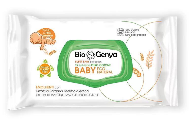 BIOGENYA ECO NATURAL BABY COTONE 72 PEZZI - Farmacia Artemisia di Montecuollo Dott. Angelo snc
