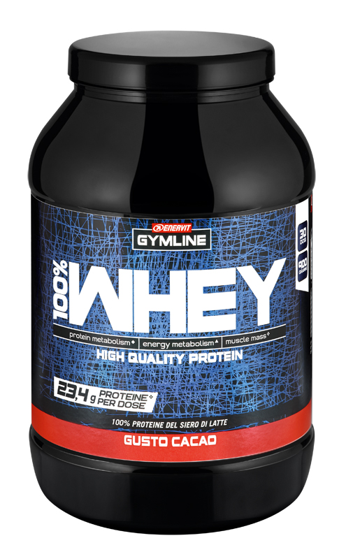 GYMLINE 100% WHEY CONCENTRATE CACAO 900 G - Farmacia Artemisia di Montecuollo Dott. Angelo snc