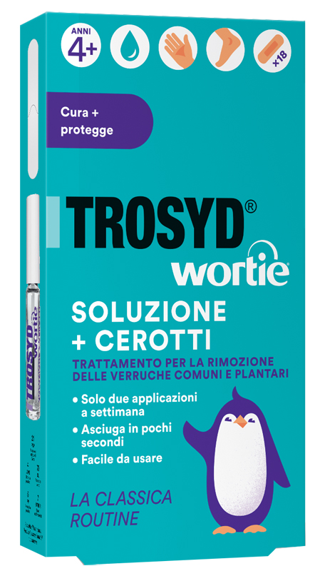 TROSYD WORTIE SOLUZIONE + CEROTTI - Farmacia Artemisia di Montecuollo Dott. Angelo snc
