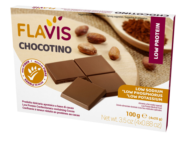 FLAVIS CHOCOTINO 4 PORZIONI DA 25 G - Farmacia Artemisia di Montecuollo Dott. Angelo snc