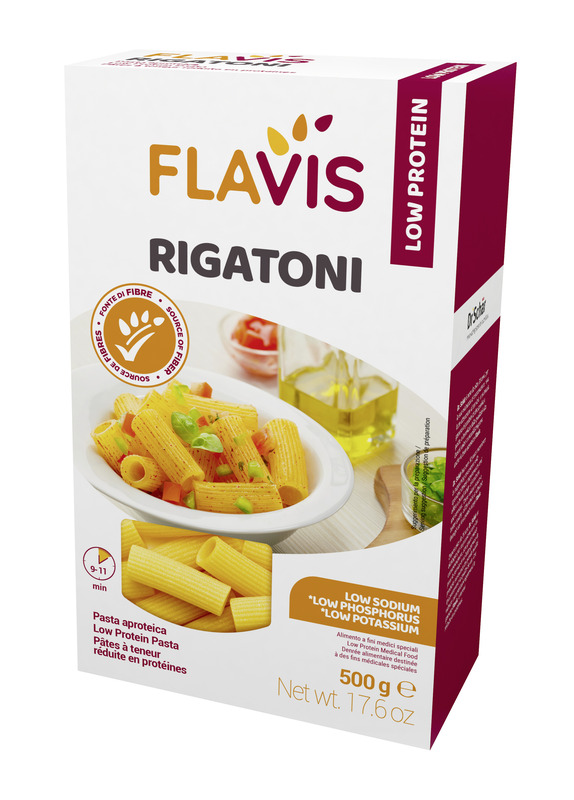 FLAVIS RIGATONI APROTEICI 500 G - Farmacia Artemisia di Montecuollo Dott. Angelo snc