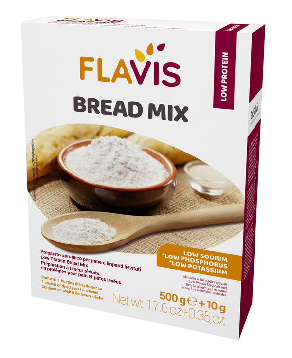 FLAVIS BREAD MIX PREPARATO PER PANE E IMPASTI LIEVITATI APROTEICI 500 G - Farmacia Artemisia di Montecuollo Dott. Angelo snc