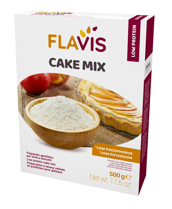 FLAVIS CAKE MIX PREPARATO PER TORTE E BISCOTTI APROTEICI 500 G - Farmacia Artemisia di Montecuollo Dott. Angelo snc