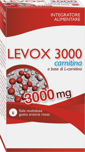 LEVOX 3000 CARNITINA 6 FLACONCINI DA 25 ML - Farmacia Artemisia di Montecuollo Dott. Angelo snc