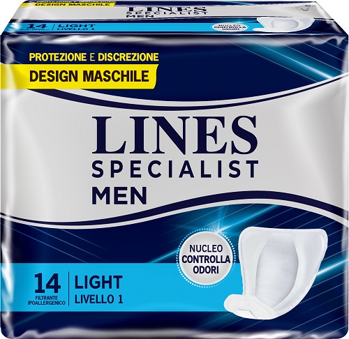 PANNOLONI LINES SPECIALIST MEN LIVELLO 1 14 PEZZI - Farmacia Artemisia di Montecuollo Dott. Angelo snc