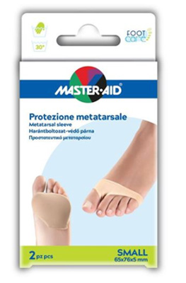 PROTEZIONE IN GEL E TESSUTO  MASTER-AID FOOTCARE PER METATARSO SMALL 2 PEZZI G2 - Farmacia Artemisia di Montecuollo Dott. Angelo snc