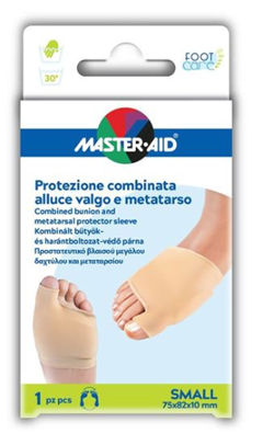 PROTEZIONE MASTER-AID FOOTCARE PER ALLUCE VALGO E METATARSO SMALL 1 PEZZO D7 - Farmacia Artemisia di Montecuollo Dott. Angelo snc