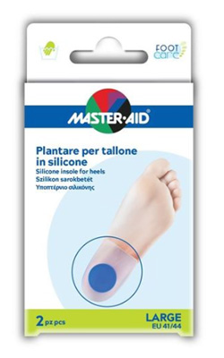 TALLONIERA IN DUE TIPOLOGIE DI SILICONE MASTER-AID FOOTCARE LARGE 2 PEZZI F4 - Farmacia Artemisia di Montecuollo Dott. Angelo snc