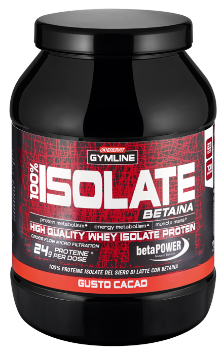 GYMLINE 100% WHEY ISOLATE CACAO 900 G - Farmacia Artemisia di Montecuollo Dott. Angelo snc