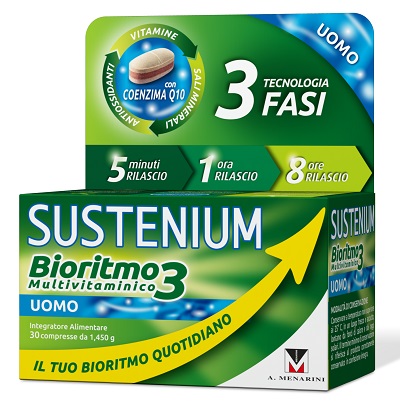 SUSTENIUM BIORITMO3 UOMO ADULTO 30 COMPRESSE - Farmacia Artemisia di Montecuollo Dott. Angelo snc