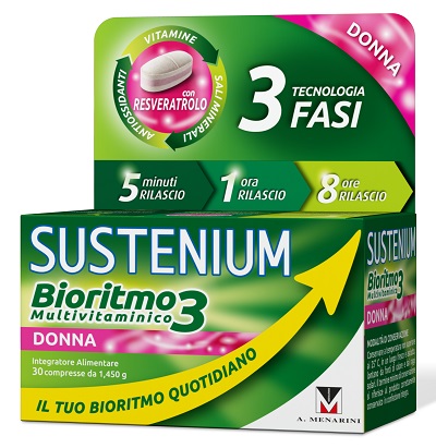 SUSTENIUM BIORITMO3 DONNA ADULTA 30 COMPRESSE - Farmacia Artemisia di Montecuollo Dott. Angelo snc