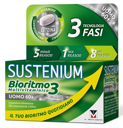 SUSTENIUM BIORITMO3 UOMO 60+ 30 COMPRESSE - Farmacia Artemisia di Montecuollo Dott. Angelo snc